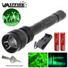 LED Tactical Hunting Flashlight White/Red/Green/850/940nm Infrared Night USB Rechargeable Led Torch Lamp Night Scout Lights Set