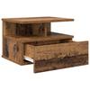 Floating Nightstand 2 pcs Reclaimed Wood Look 40 x 31 x 28 cm