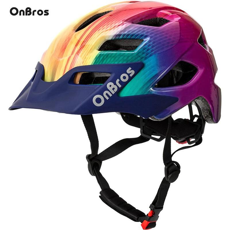 Kids Bike Helmet With Visor Adjustable Cycling Outdoor Riding Skateboard Safety Gear
