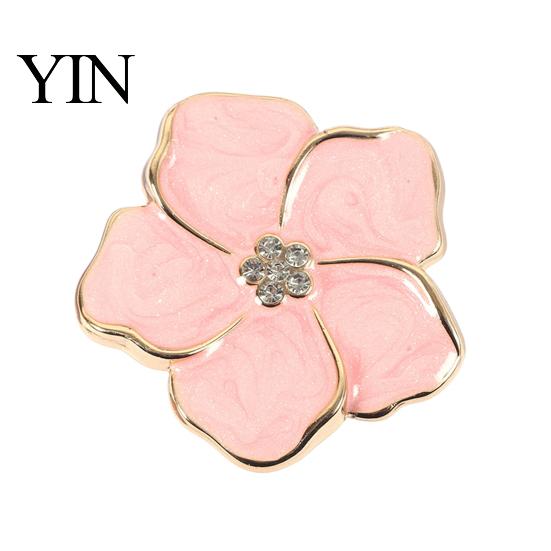 Small Storage Box Knobs Petal Cabinet Knob, Flower Drawer Pulls with Rhinestone Center, Zinc Kitchen Hardware Replacement Alloy Floral Dresser