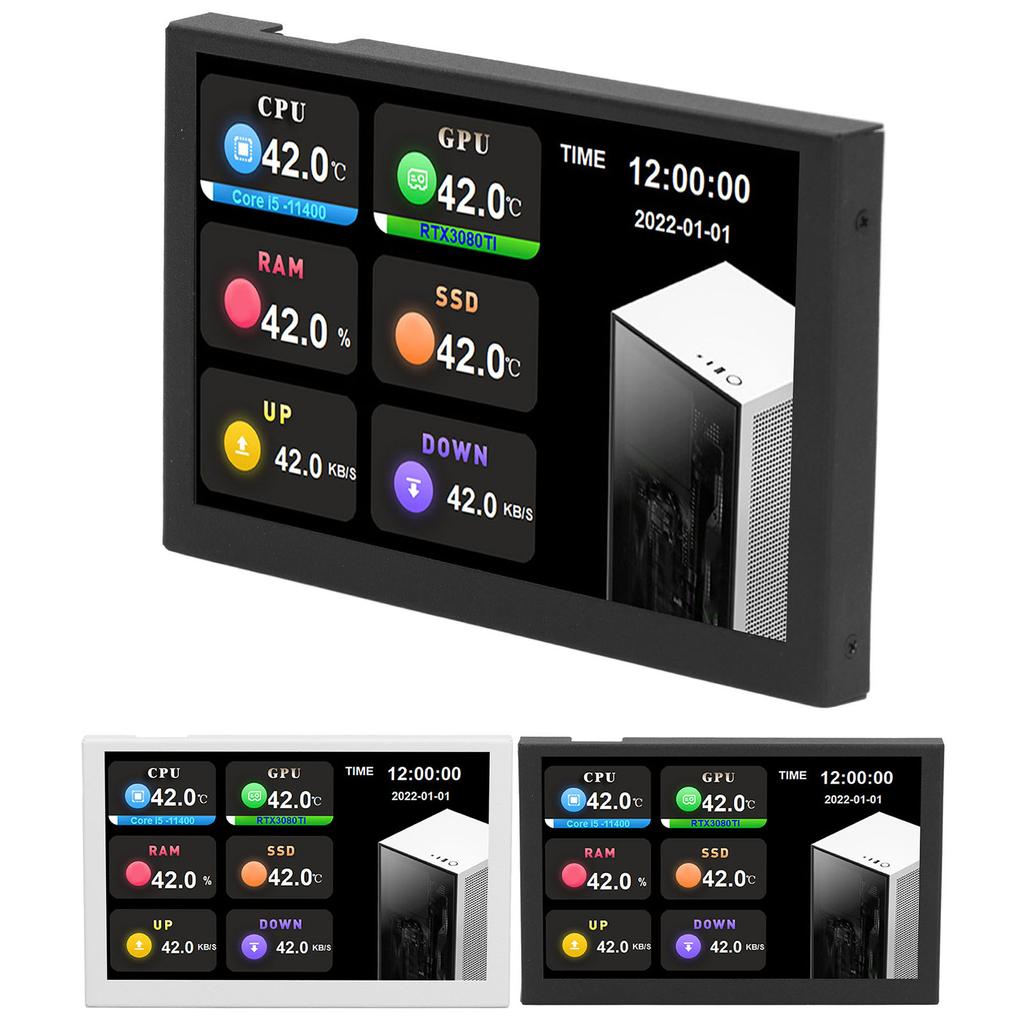 USB-экран дюймов 800x480 Разрешение Тип C Дополнительный экран ПК Данные Монитор для AIDA64