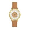 Follow TRAVEL SERIES 10 ATM Water Resistant Matte Watch H01623S-1 BR Women's Brown