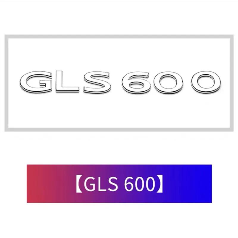 Car Trunk Letters Logo Chrome Decals Emblem Badge Sticker For Benz Maybach S480 S580 S600 S680 GLS480 GLS580 GLS600 GLS680 bfu1