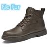 FashionHigh Quality Male Comfort High Top Walking Shoes Genuine Leather Male Casual Ankle Boots Luxury Brand Warm Winter Boots for Men