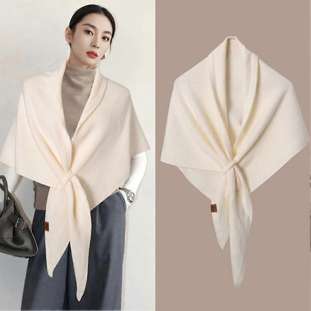 Triangle Scarf Shawl Multifunctional Retro Outdoor Solid-Color Leisure Shawl
