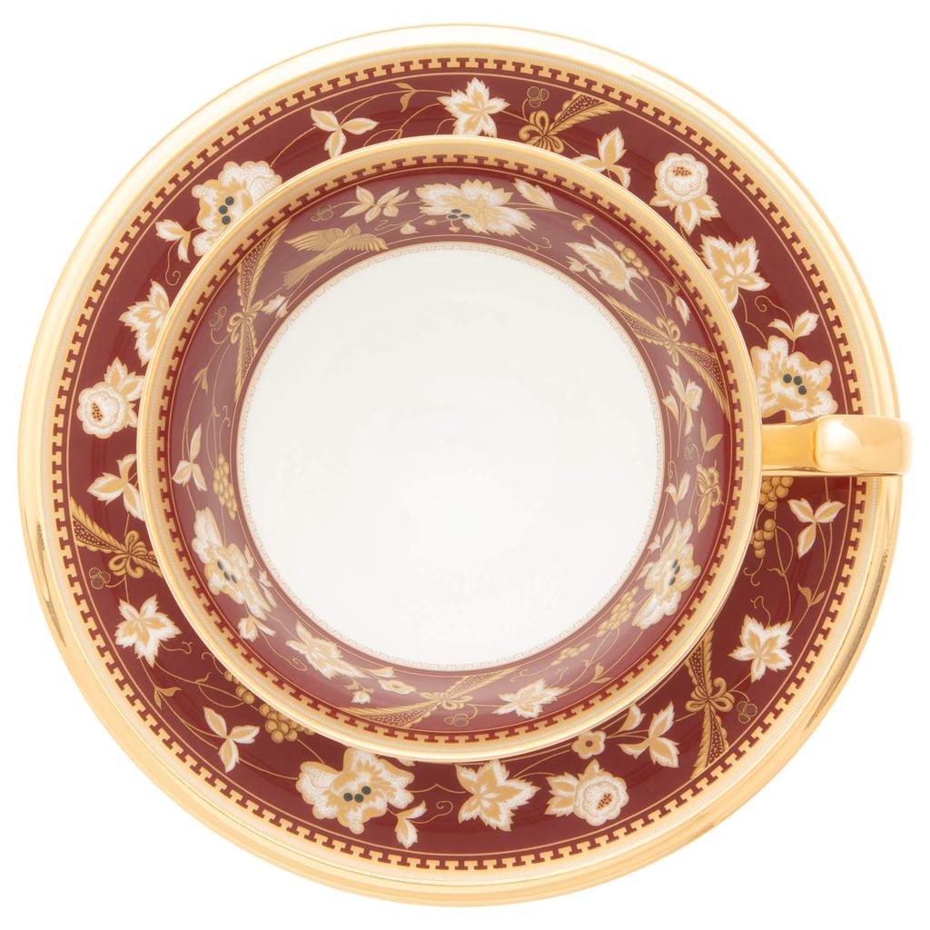 Noritake Cup Saucer pair coffee and 220cc Sublime 2 customers Navy Tea Bone China & (color-changing set) (for tea) Blue/Shrimp Y6988/4403-12