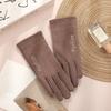 Warm Winter Gloves Touchable Screen Driving Mittens Windproof Cold Proof Gloves  Autumn and Winter