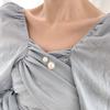 Angle Waist Buckle Jewelry Waist Tightening Brooch Anti-Exposure Brooch Shawl Buckle Pearl Brooch