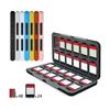 Чехол для игровых карт, 24 игровых карты, Совместим с Switch/Lite/OLED, Магнитная застежка, Жесткий корпус, Организованное хранение, Защита от царапин, Пыль