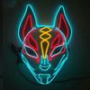 Halloween Game Glowing Mask Led Light Up Mask Cosplay Fox Mask For Festival Halloween Costume Nightclub Flashing Dj Show Props