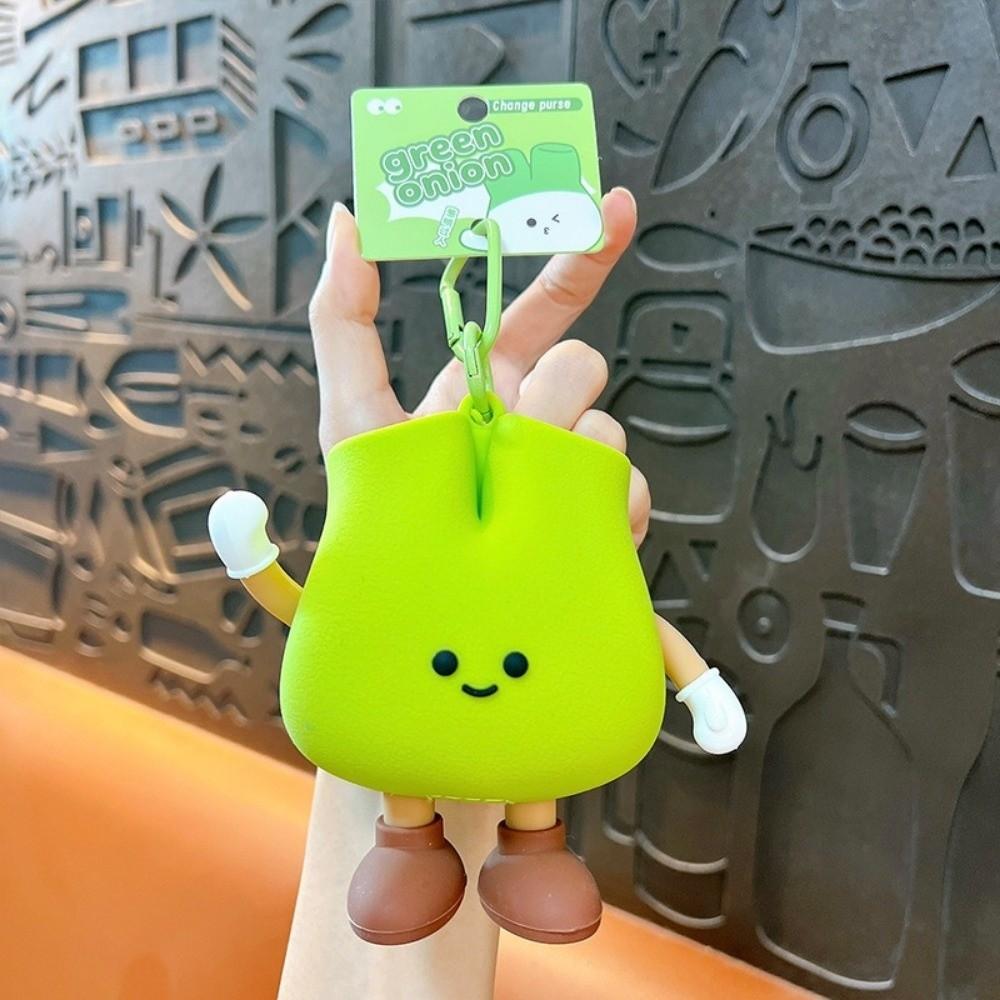 Funny Small Coin Purse Blueberrie Silicone Bag Pendant Fashion Change Storage Bag Earphone Storage