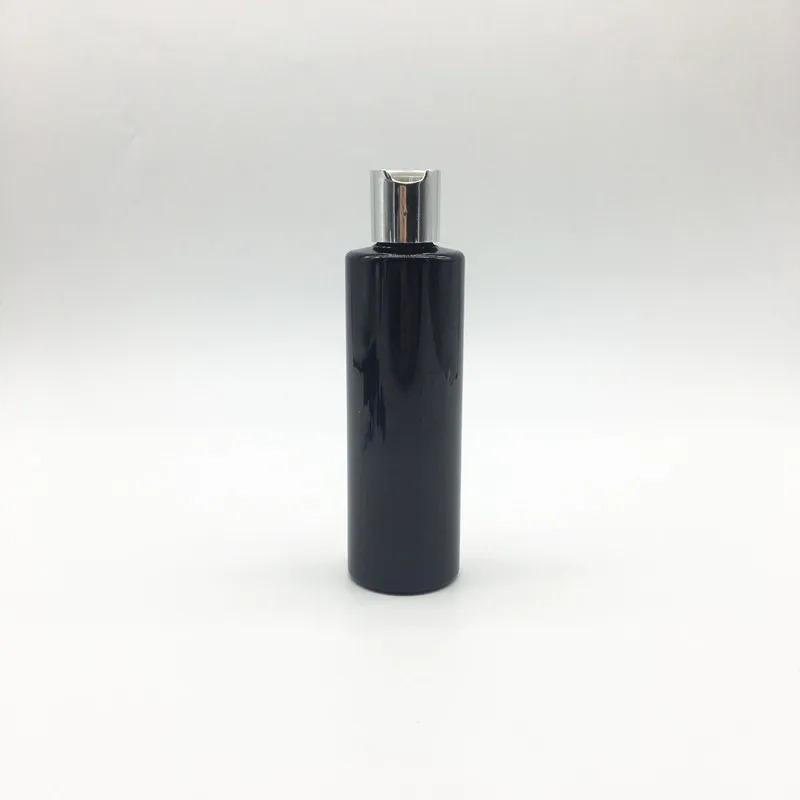 10pcs/lot 100ml/150ml/200ml/250ml Plastic Lotion Bottle With Gold Disc Cap Essential Oils Cosmetic Packaging Shampoo Bottle