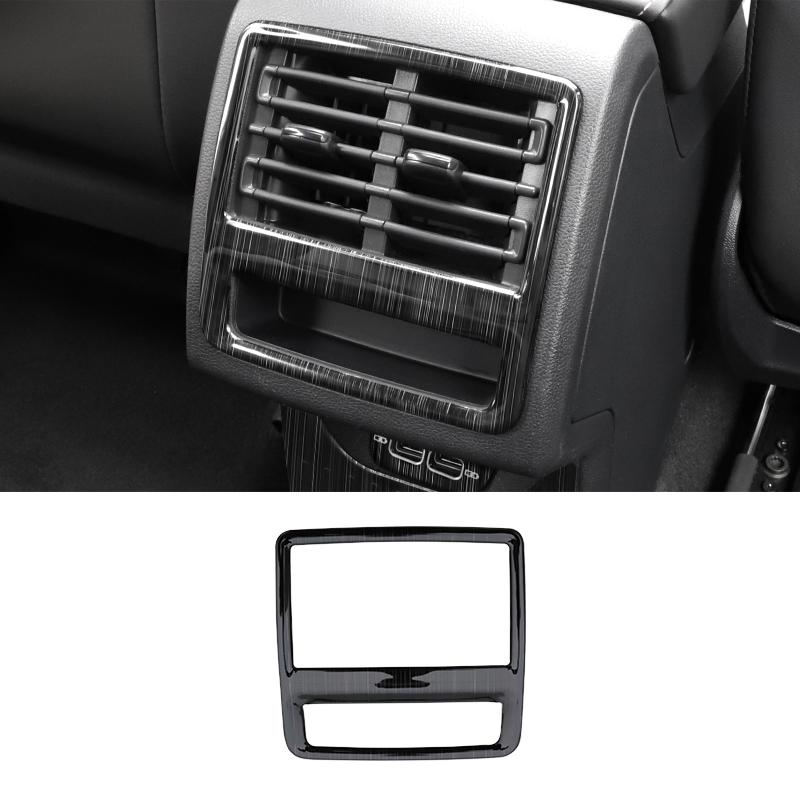 Для Volkswagen VW Golf 8 MK8 2022 Автомобильная задняя консоль, центральный кондиционер, вентиляционное отверстие, рамка, накладка