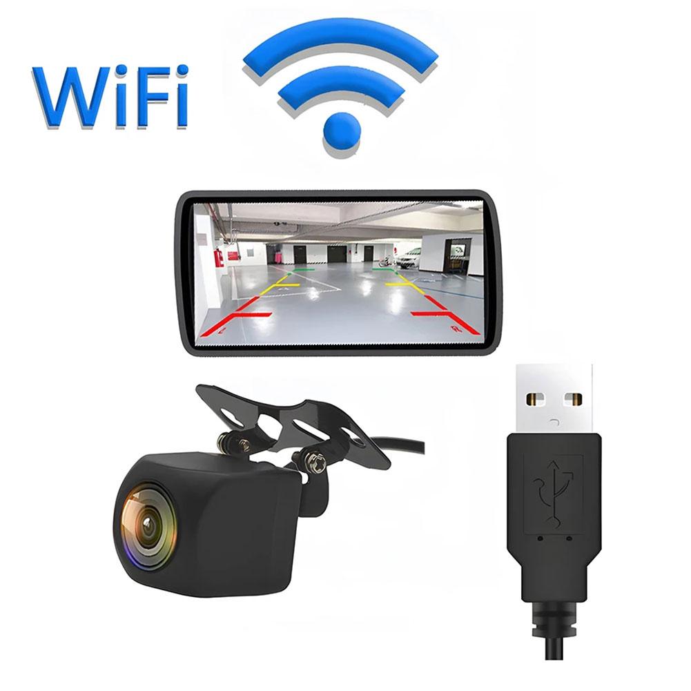 AHD 1080P Беспроводная Автомобильная Камера Заднего Вида WIFI 170 Градусов Ночного Видения Автомобильная HD Водонепроницаемая Камера Регистратор Заднего Вида