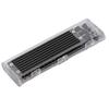 Внешний адаптер для жесткого диска 10 Гбит/с Прозрачный NVME M.2 to Type C USB3.1 Gen2 Корпус-конвертер Черный