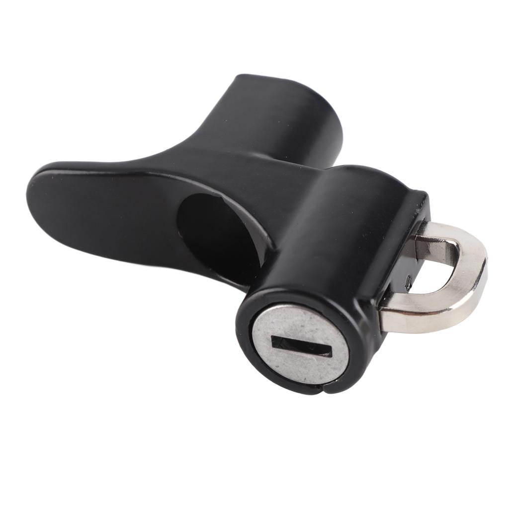 Мотоциклетный шлем, крючок для безопасности, замок с 2 ключами, отверстия для винтов 6 мм, противоугонный, из алюминиевого сплава для