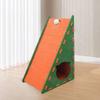 2-in-1 Cat Scratcher House Felt Cat Claw Board Climbing House Fun Cat House  Cat Play