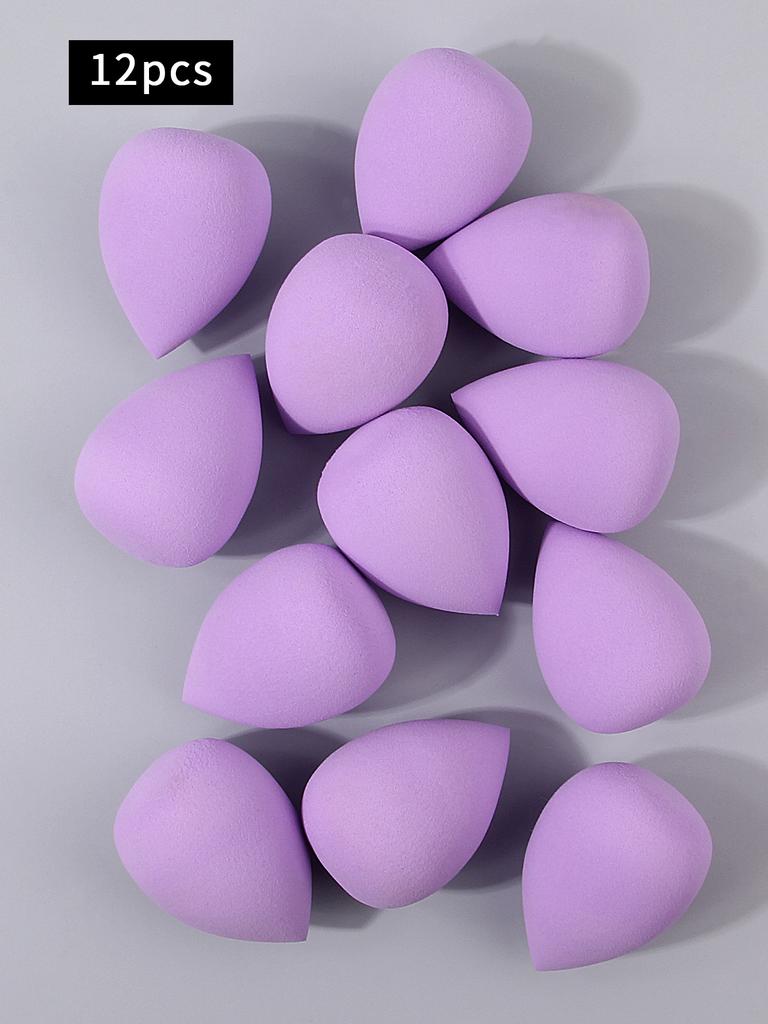 2-100PCS Clove Purple Makeup Egg Dry and Wet Dual-purpose Sponge Egg Foundation and Concealer Special Makeup Powder Puff