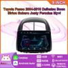 Автомобильный мультимедийный плеер Android 2 Din для Toyota Passo 2004-2010 Daihatsu Boon Sirion Subaru, головное устройство, стерео Carplay, GPS-навигация, BT, WIFI, 4 + 64 ГБ