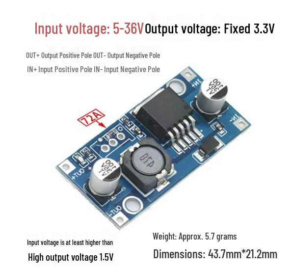 LM2596S Регулируемый DC-DC Понижающий Преобразователь Напряжения 3А (Превосходит LM2576)