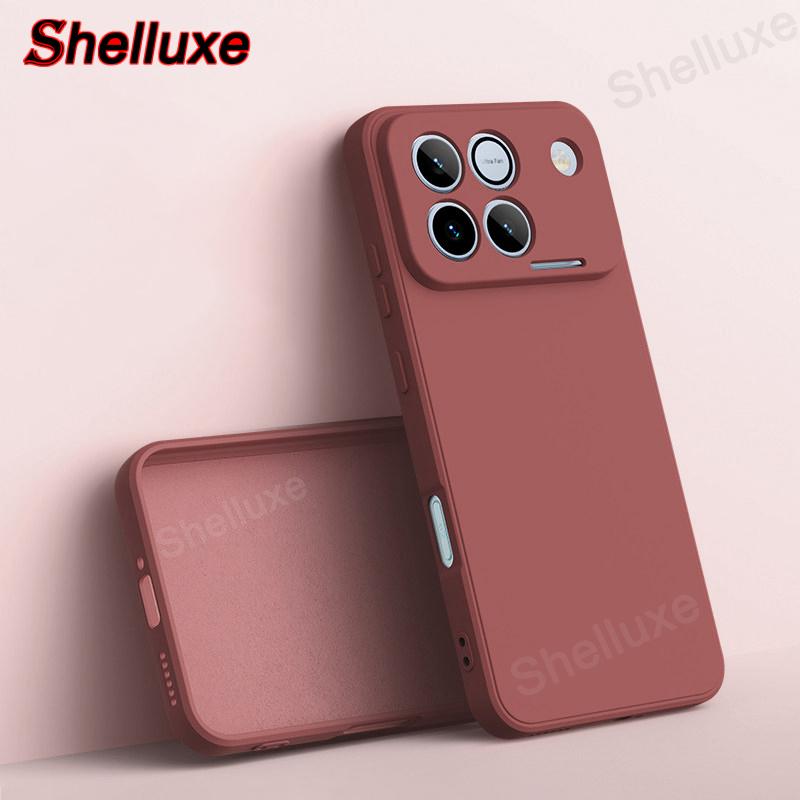Shelluxe Square Original Liquid Silicone Case For Huawei Honor Win HonorWin Turbo Global Silky Feel Soft Shockproof Phone Cover