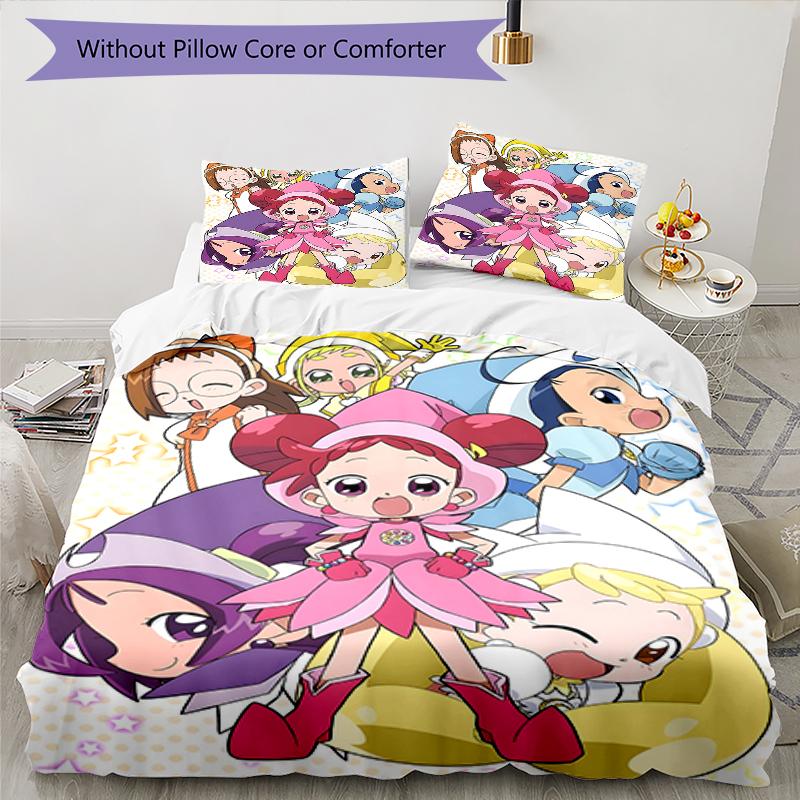 3pcs DoReMi1 Design Cover Set - HD Printed Bedding with 1 Cover and 2 Pillowcases - Perfect for Home and Dorm Decor