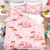 MINISO Мультяшное покрывало My Melody для мальчиков и девочек Sanrio Двуспальное одеяло 3 предмета Печатный домашний комплект постельного белья Пошив на заказ Размер King Size