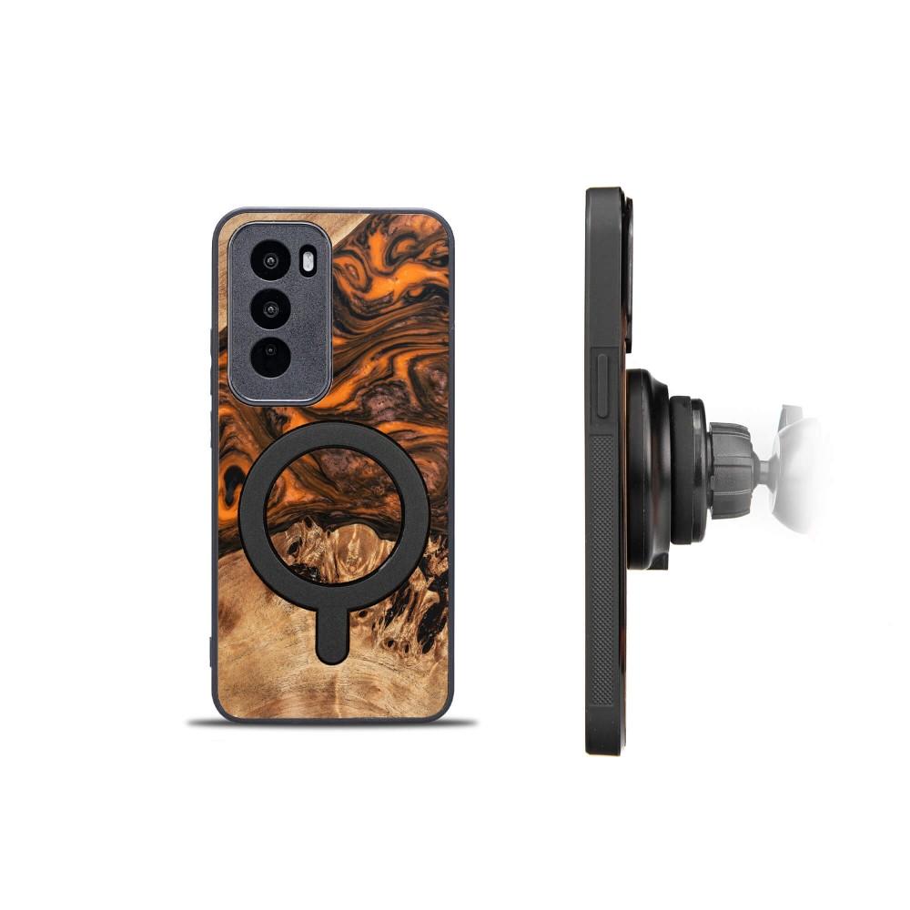 Bewood Unique case for Oppo Reno 12 Pro 5G - Orange with MagSafe