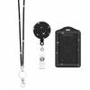 Bling Shiny Finish Badge Reel Retractable Lanyard ID Holder Keychain  for Nurses