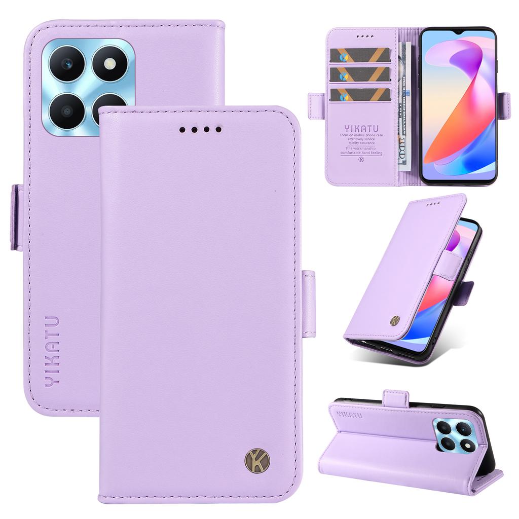 Imitation Leather Matte TPU Card Slots Side Buckle Wallet Phone Case for Honor X6a,X7b,X8b,X9b,Huawei Nova 12s,Honor Magic6,Magic6 Lite,Magic6 Pro...