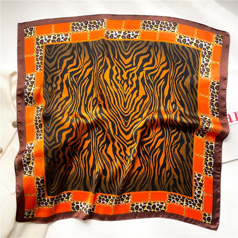 Шелковый квадратный шарф для женщин, шейный платок, женские повязки для волос, ленточная повязка на голову, роскошная шаль, атласный хиджаб, модные накидки, бандана