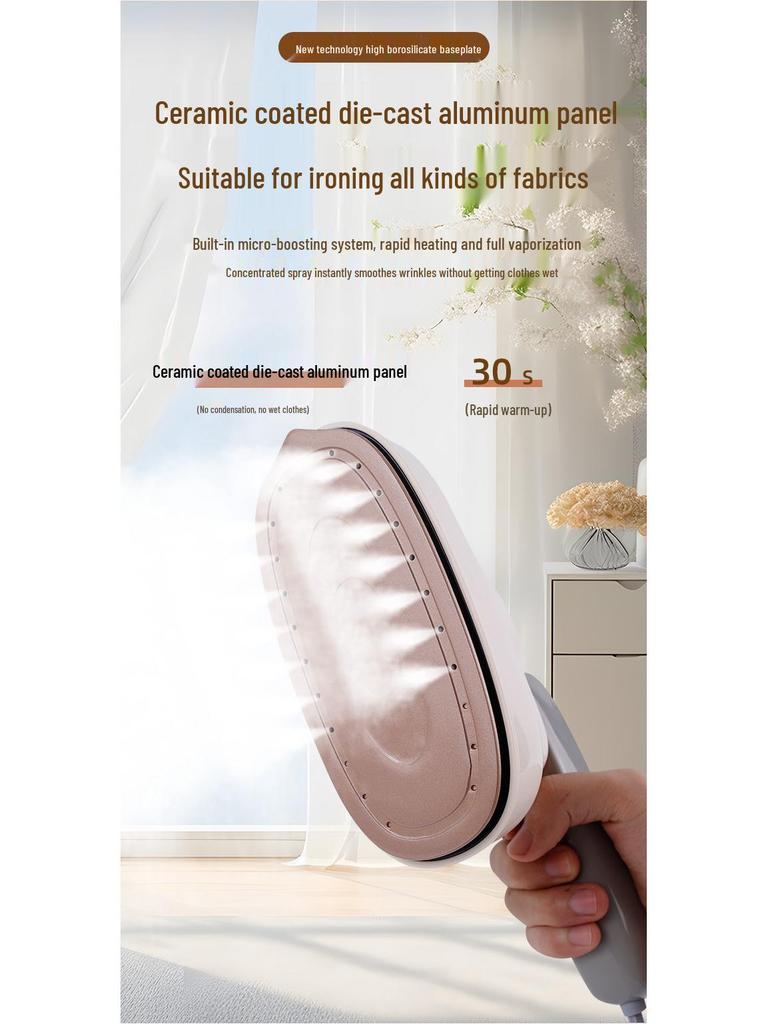 Портативный дорожный утюг с индикатором температуры, складная конструкция