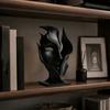 Statue Home Decoration Artistic Sense Facial Ornaments Funny Half Face Sculpture  Home