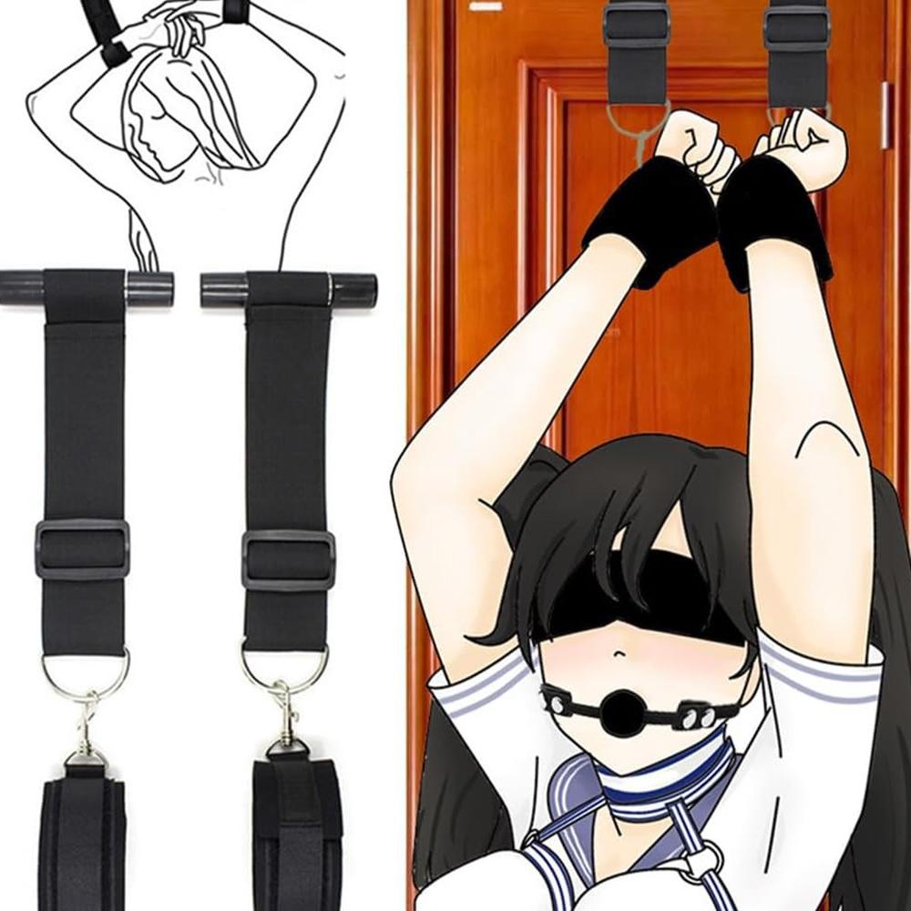 Shackles On The Door  Bondage Restraint Sex Swing Hanging On Door Fetish Slave Adult Erotic Accessories Adult Sex Games