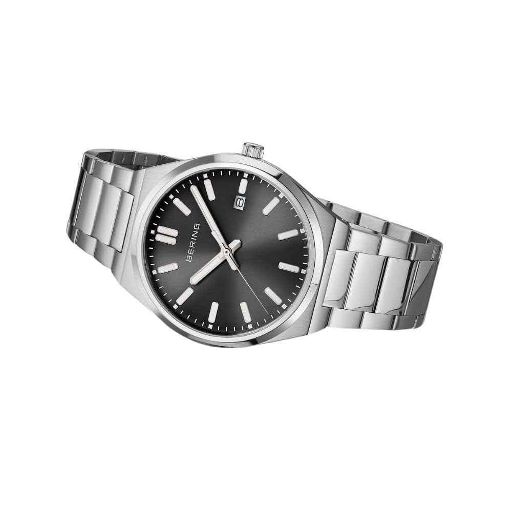 Мужские часы Bering Classic Link, серебристые, 17639-702
