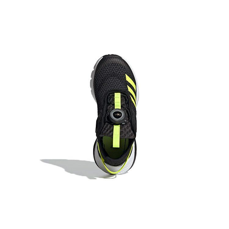 adidas Кроссовки Activefle Boa Устойчивые к истиранию Низкие Черно-зеленые Детские FY0280