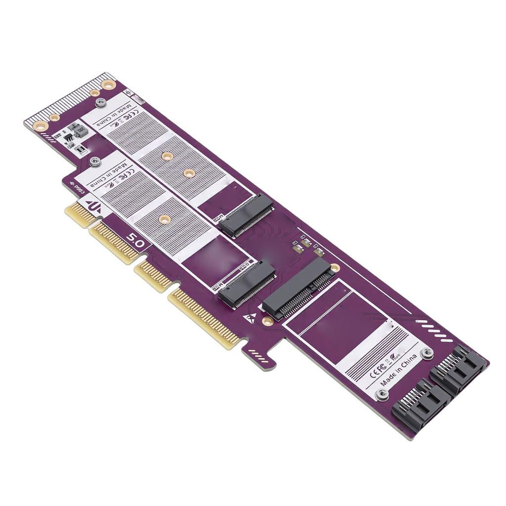 Карта расширения PCIe 5.0 X4 X8 X16 для NVMe SSD, 128 Гбит/с, высокая скорость, поддержка нескольких протоколов