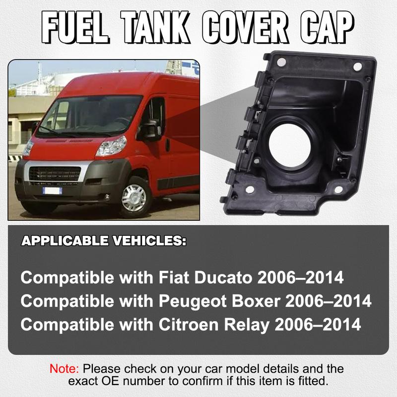 Корпус лючка бензобака автомобиля Для Fiat Ducato Peugeot Boxer Citroen Relay 2006–2014 1346036080, 1362672080