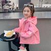 Девичья весенне-осенняя ветровка с капюшоном 2025 - Модное, повседневное детское пальто