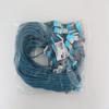 Omega Varan Micro Usb To Usb Fabric Braided Cable Cable 2A 1M Polybag Blue-Black [44190]