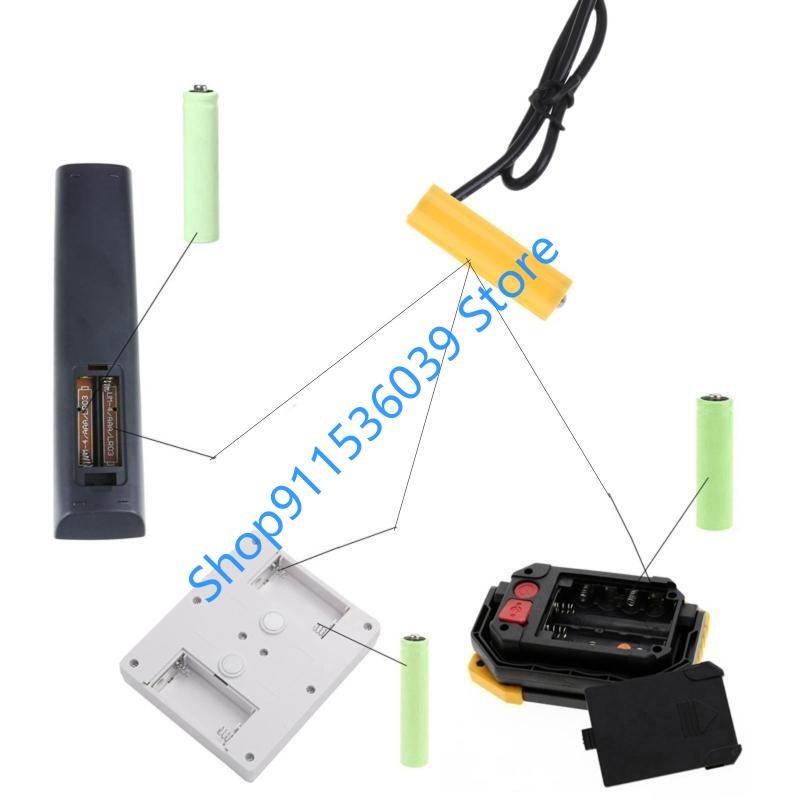 USB to 1.5V-12V Adjust Voltage with Display LR6/AA AAA Dummy Battery Cable for Cameras Clock Radio LED Light Keyboard Piano