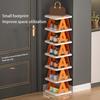 1 комплект для обуви, экономящая место, штабелируемая многослойная простая полка для хранения обуви для ежедневного использования