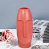 Exquisite Abstract Face Flower Vase Shatterproof Plastic Flower Pot Nordic Vase  Flower Arrangement