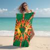 1Pc Lion Adventure Beach Towel Microfiber Beach Towel Thin Absorbent For Beach Swimming Yoga Bath Sports 0917268
