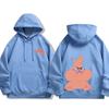 2025 MINISO Animation Spongebob Squarepants Sweatshirt Cartoon Polyester Hoodies for Autumn and Winter Thin or Fleeced Long-Sleeved Hooded