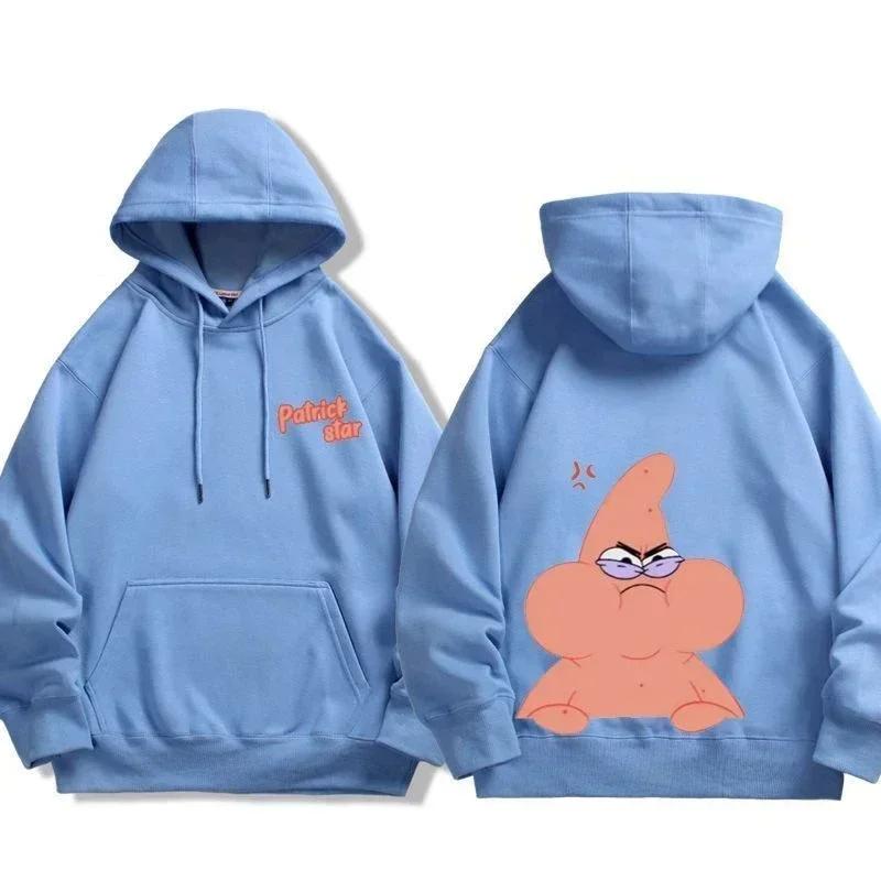 2025 MINISO Animation Spongebob Squarepants Sweatshirt Cartoon Polyester Hoodies for Autumn and Winter Thin or Fleeced Long-Sleeved Hooded
