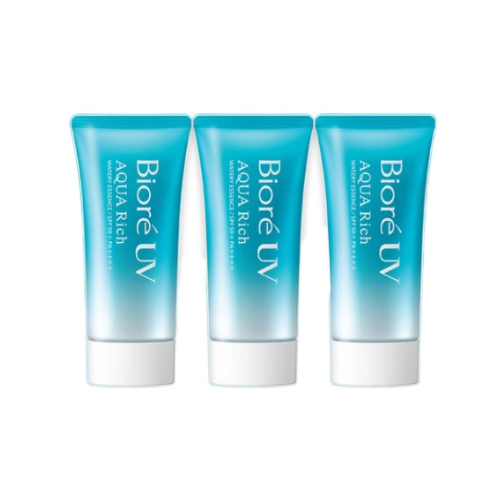 Biore UV Aqua Rich Водянистая эссенция SPF50+ PA++++ 50 г x 3
