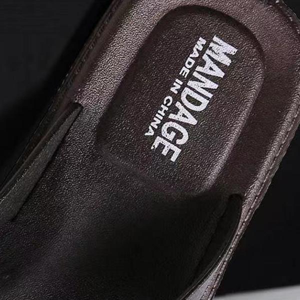 Flip-flops Men's Summer Non-slip Beach Sandals Slippers Wearable Thick Bottom Clip Feet Anti-odor