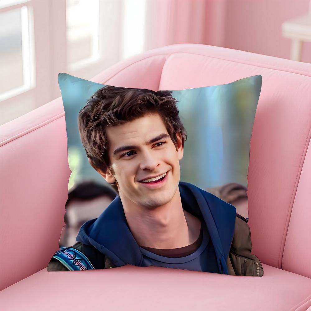 1PC Souvenir Of American AAndrew Garfield Cushion Cover Pillowcase Short Plush Invisible zipper Room Sofa Cushion Cover
