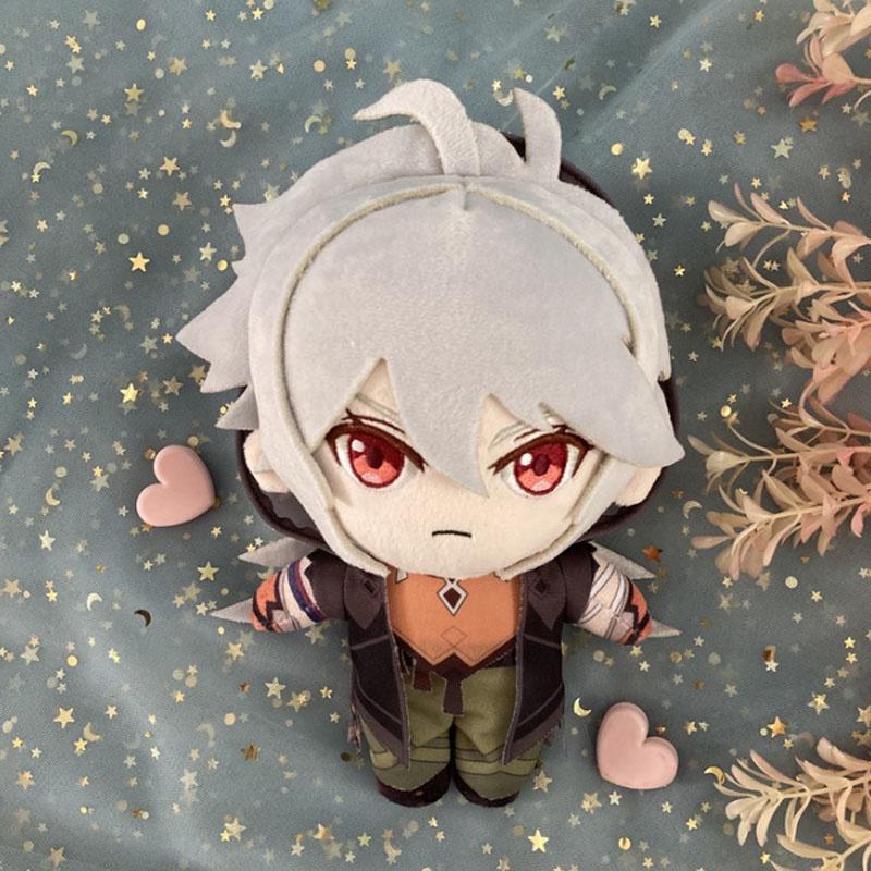20 см Genshin Impact мягкая кукла Лини Ноэль Казуха Янтарь Сяо плюшевые игрушки Tartaglia аниме Clorinde Kunikuzushi вещи плюшевые куклы Рождественский подарок